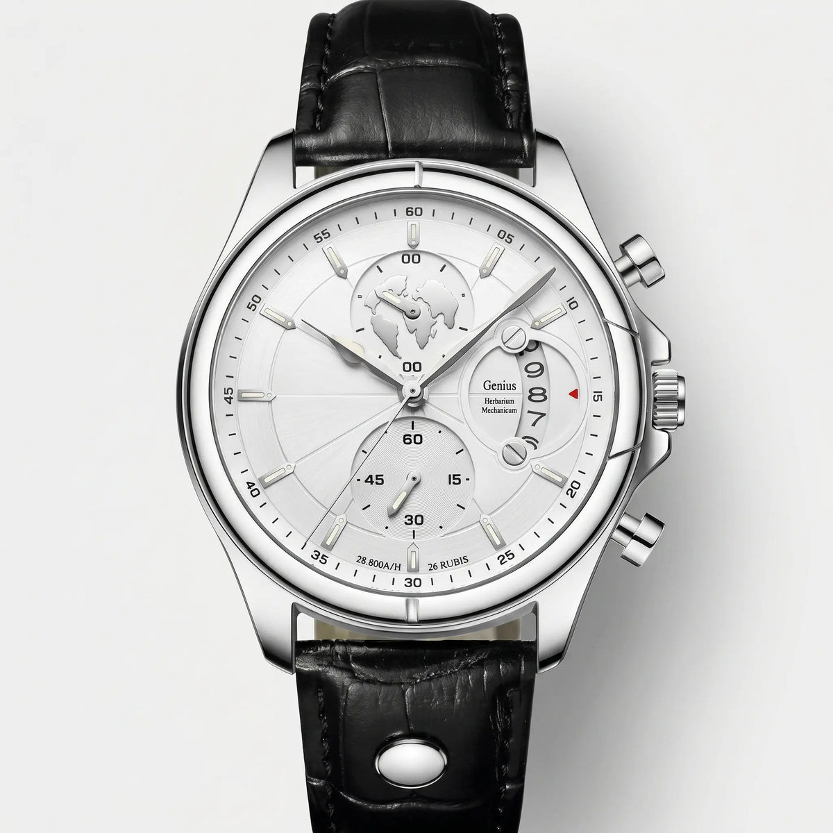 Meridian Ivory Steel Watch