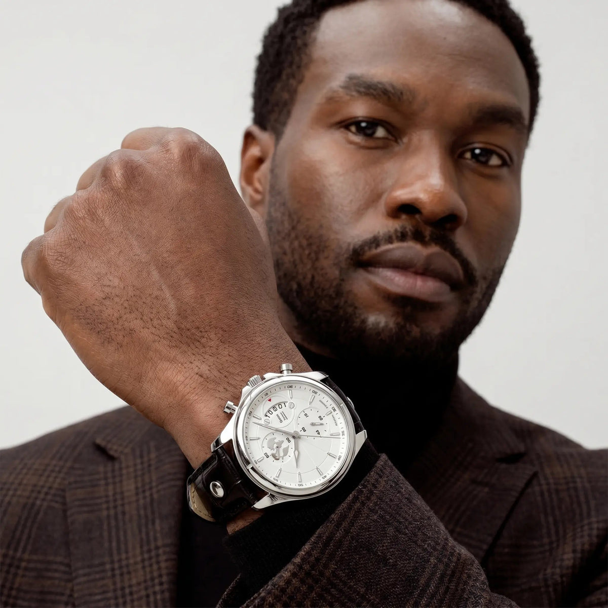 Meridian Ivory Steel Watch