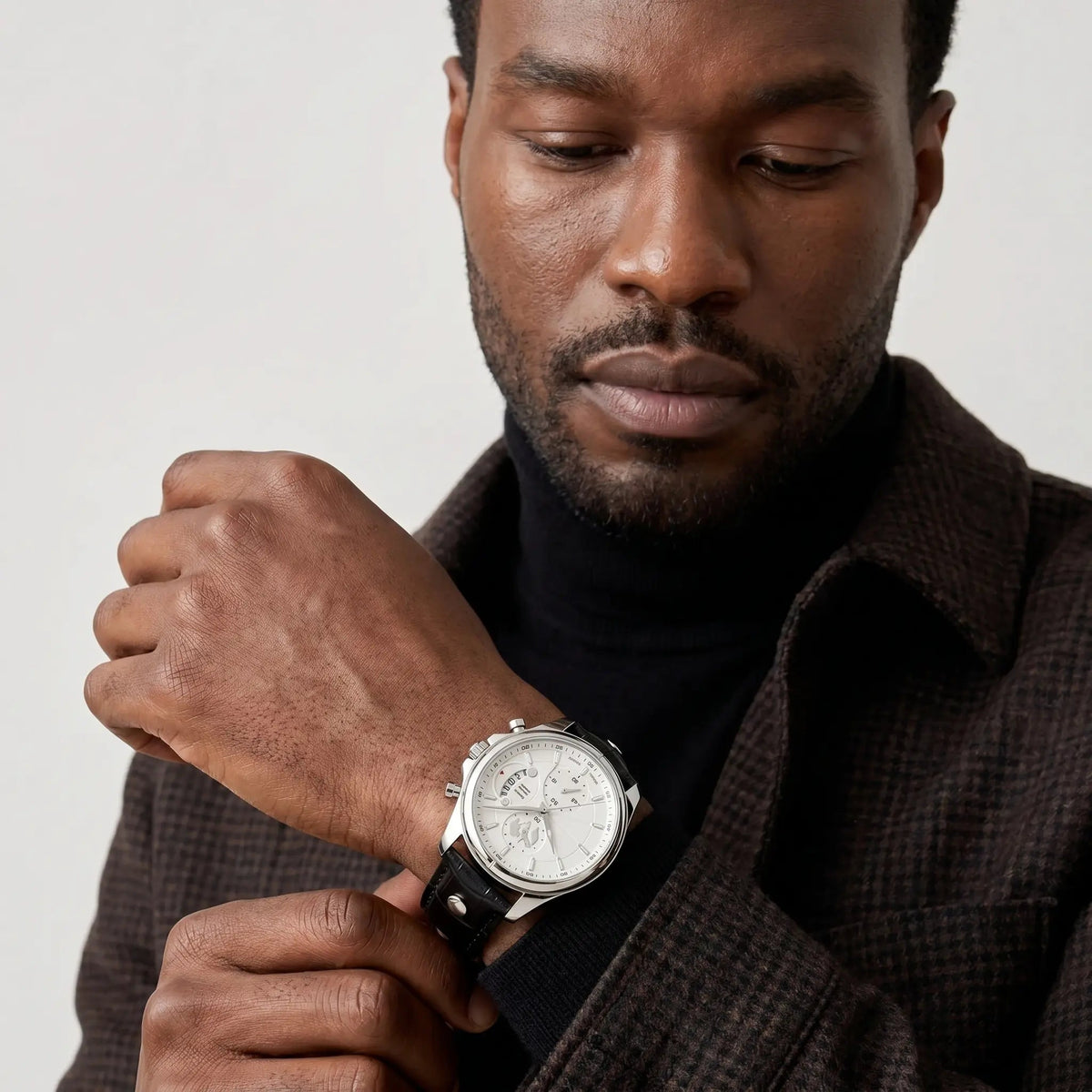 Meridian Ivory Steel Watch