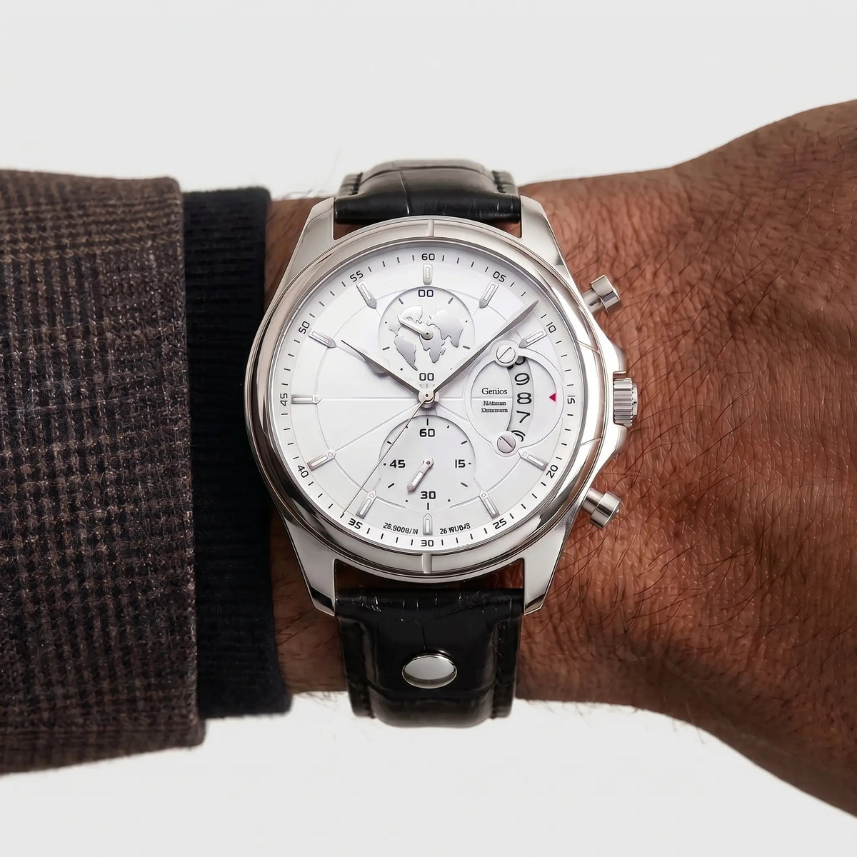 Meridian Ivory Steel Watch